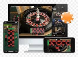 Dealer membagikan kartu di meja baccarat langsung